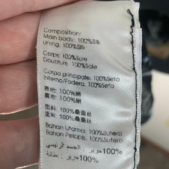 3.1 Phillip Lim 100% Silk Floral Sleeveless Button Front Ruffled Open Back Top 8 - Picture 9 of 11